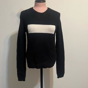 T by Alexander Wang Wool Blend Color Block Sweater Medium